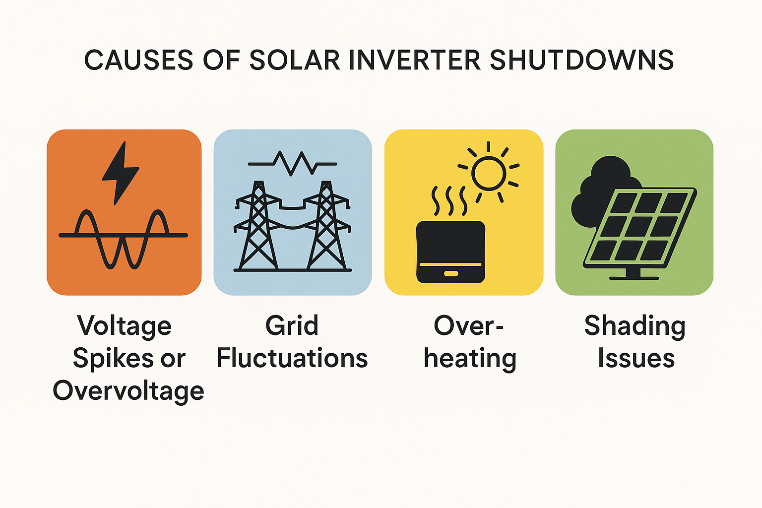 Inverter shutdown causes